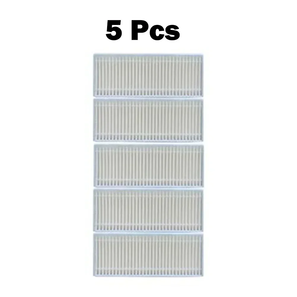 5 Pcs Filter For Dexp Mmb300 Robot Vacuum Cleaner Replacement Accessories Household Cleaning Robot Replacement Filter Spare