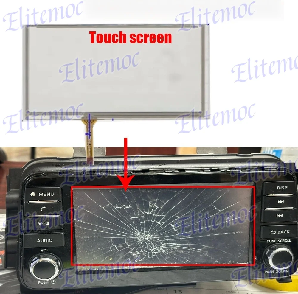 

Replacement Display 7" Touch Screen for Nissan Kicks Versa Panasonic Version 2018-2024