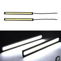 2x 17CM Car Styling LED COB Bulb 12V 6000K White Panel DRL COB LED Interior Light External Atmosphere Lamp Daytime Running Light