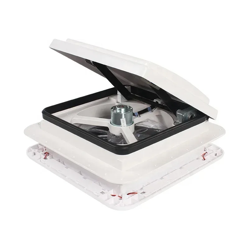 TYTXRV 11''12V CE Certificated 280MM Control with LED Remote Rain Sensor Resistance Exhaust Fan Caravan RV Roof Vent