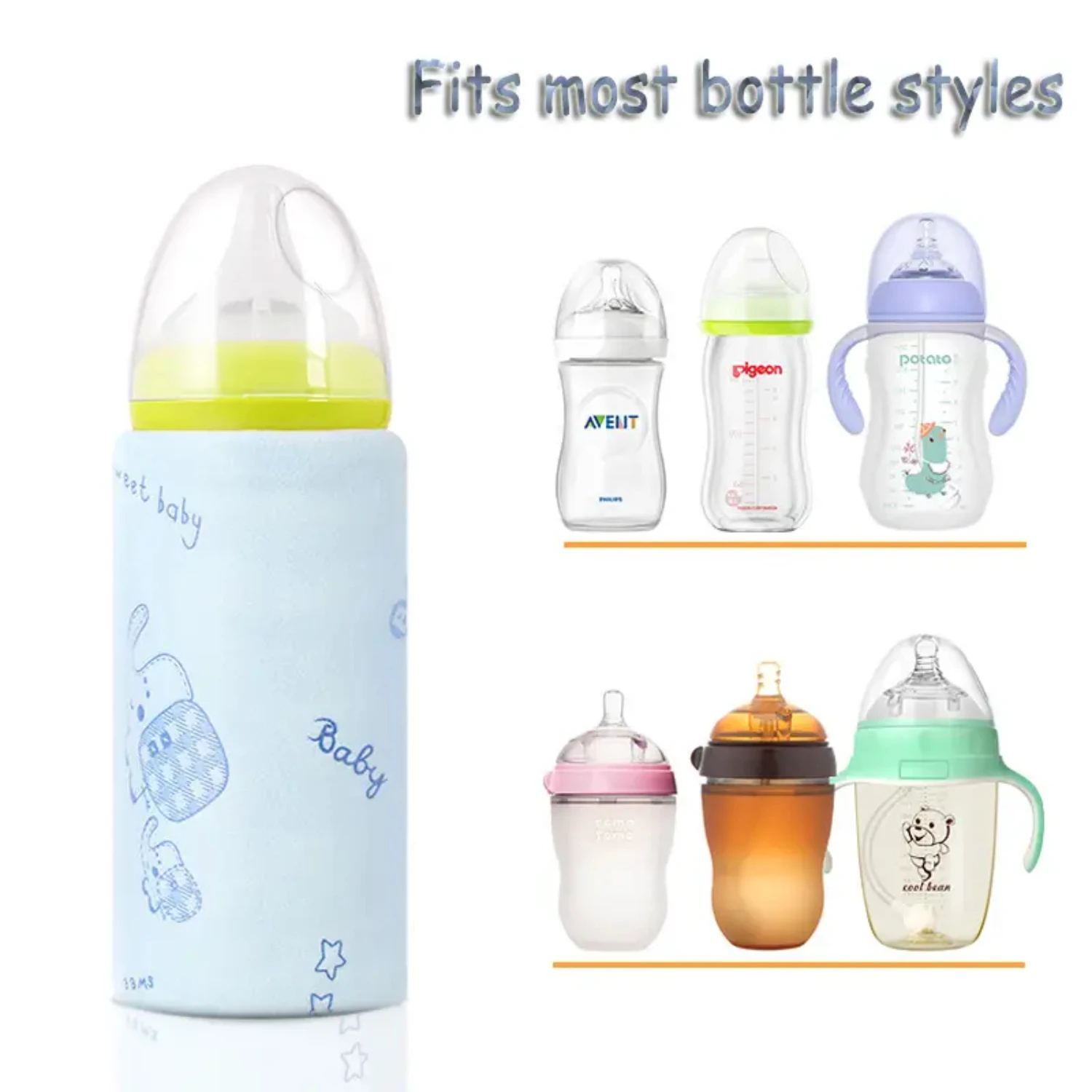 USB Baby Bottle Heater - Insulated Milk Warmer Bag - Convenient Nursing Accessory