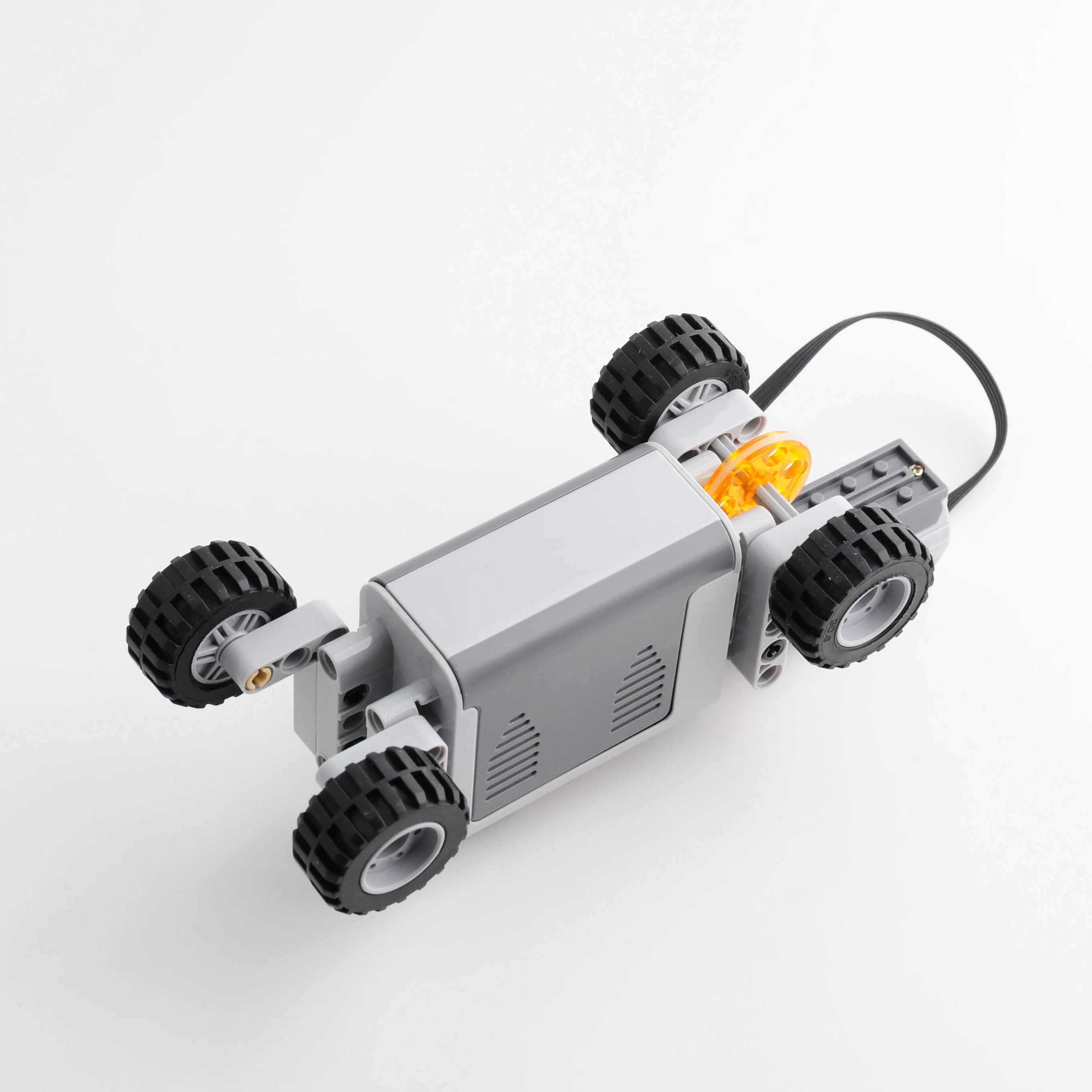 Juego técnico de coches MOC, Kit de ladrillos, caja de pilas AA, Motor M Compatible con bloques de construcción legoeds 8883 8881, coche de juguete con función de potencia