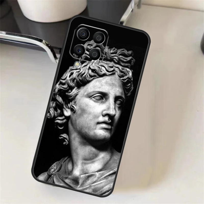 Greek God Statue Face Funda For Samsung Galaxy M51 M31S M52 M32 M23 M33 M53 M54 M34 M14 M12 M13 M20 Phone Case