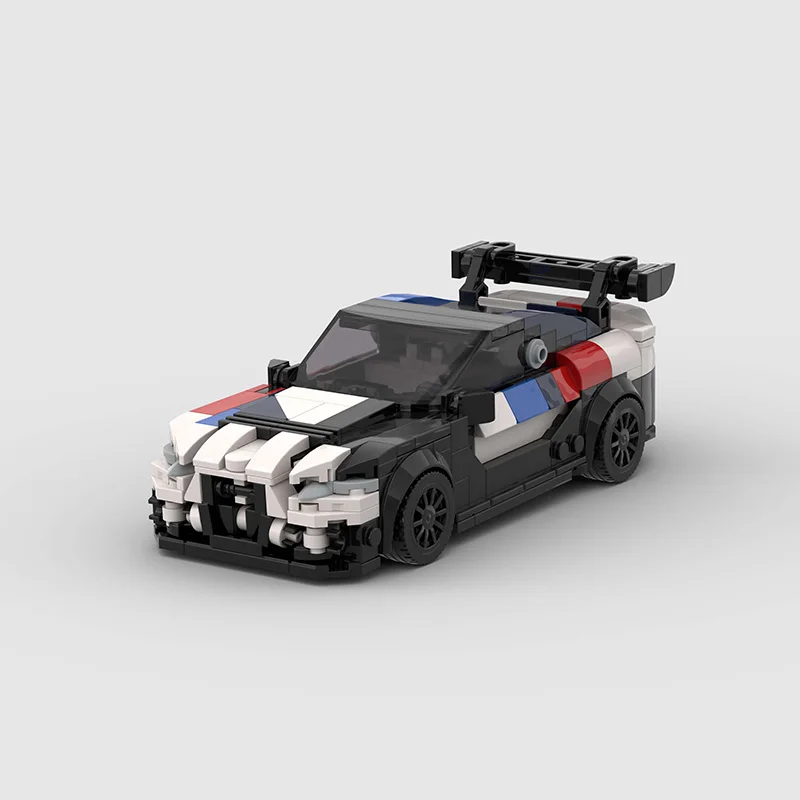 MOC M4 GT4 G82 Classic Car City Speed Champions Racer Supercar Building Blocks Brick Racing Creative Garage Kids Toys Gift Boys