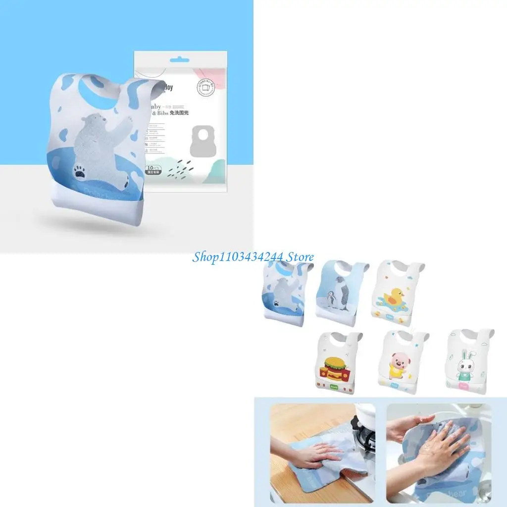 

10 шт., полотенце для слюны для новорожденных, нагрудник для кормления, одноразовый детский нагрудник, хлопковая ткань для для