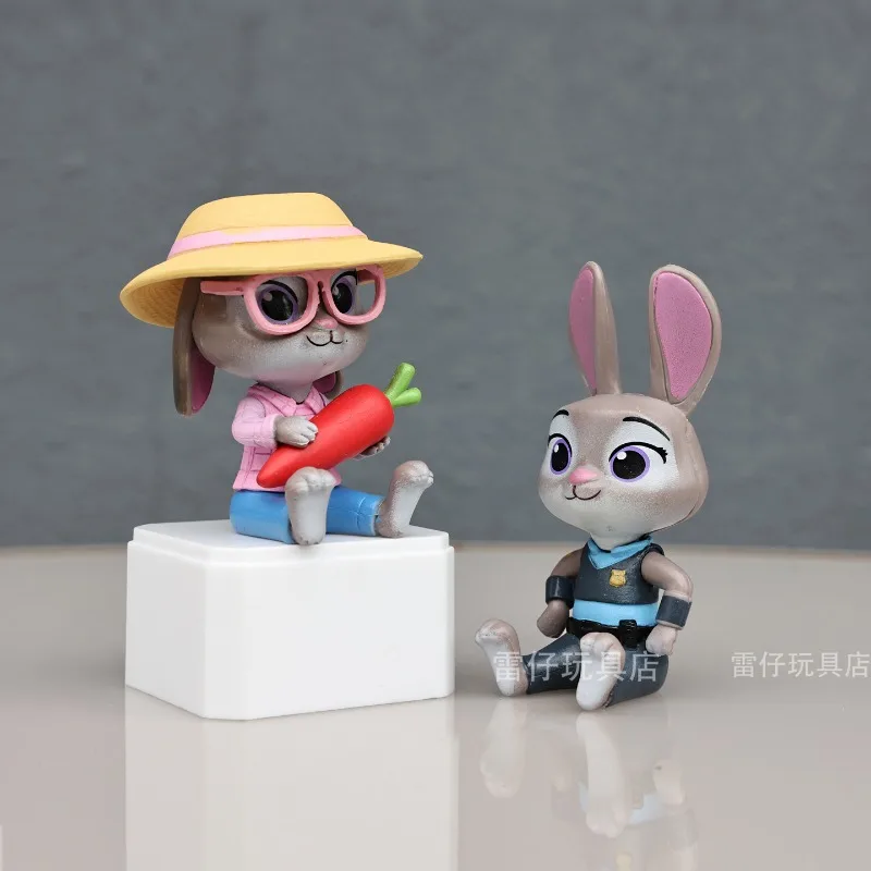 ซีรีส์ใหม่ ซูโทเปีย กล่องสุ่มฟิกเกอร์นั่งได้ น่ารัก จูดิธ นิค แฟลช ฟินนิค ของตกแต่งโต๊ะทำงาน ของเล่นเด็กผู้หญิง ของขวัญ