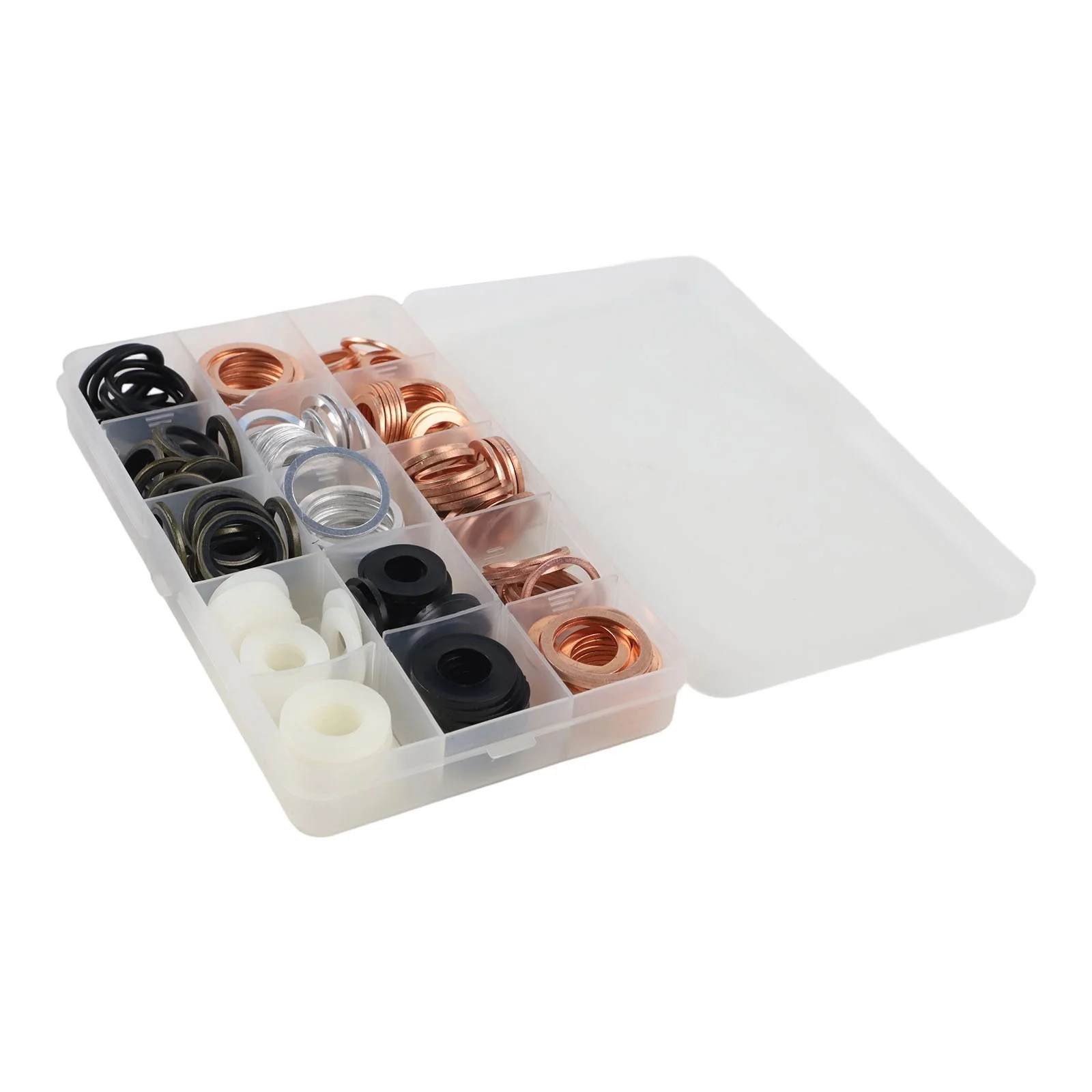 Assorted Copper Gaskets Set Gasket Assorted Seals Copper Gasket Set Electrical Conductivity For Automotive Repair