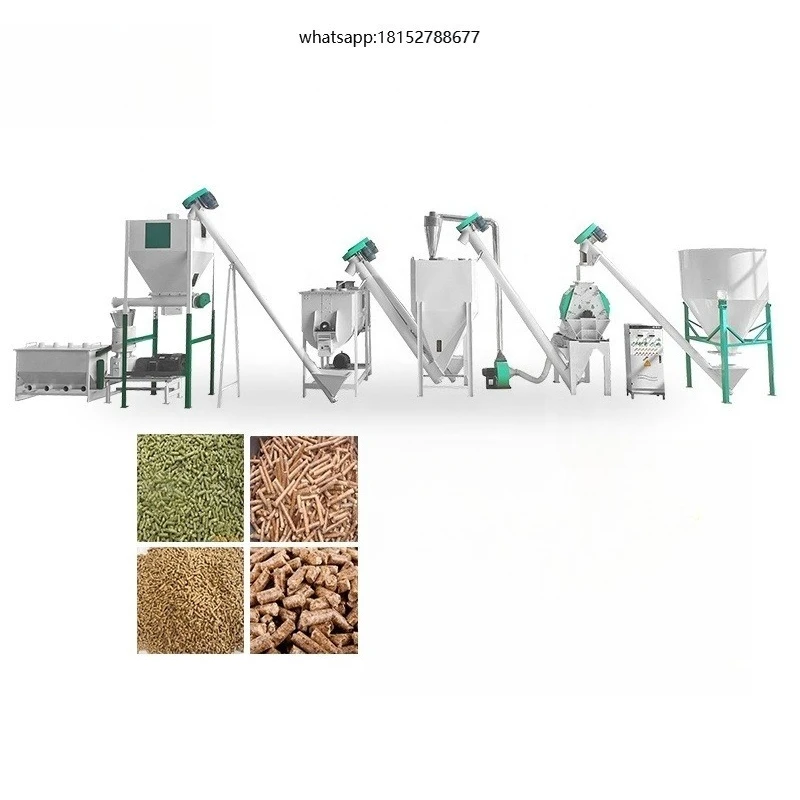 Pet Feeding Food Maker Pellets Mill Rice Pellet Production Equipment Line Farm Feed Pellet Machine