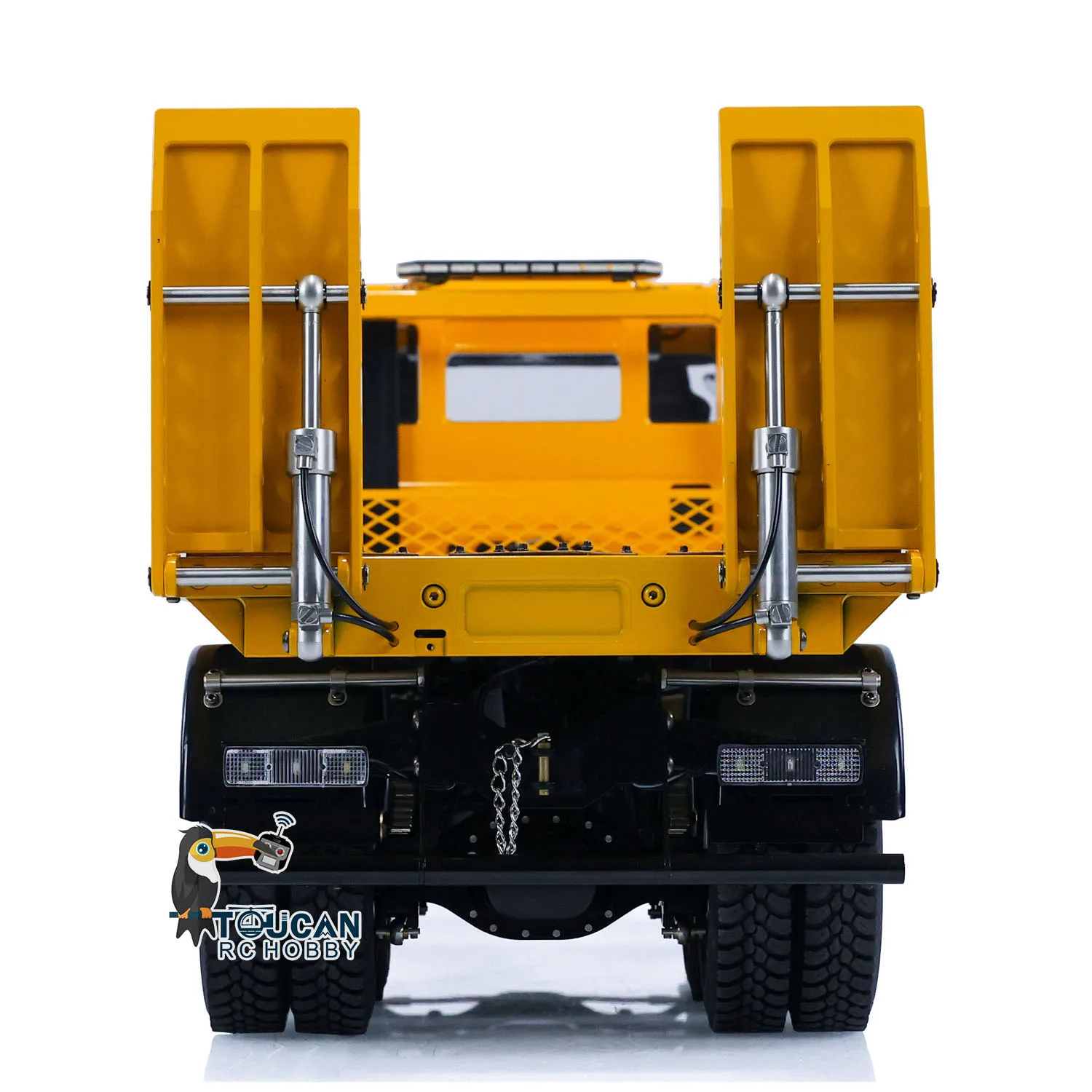 Toys 1/14 8X8 RC Hydraulic Wrecker Truck 2Speed  CNC Axle Differential Locks Light SystemRemote Control Road Rescue Cars Vehicle
