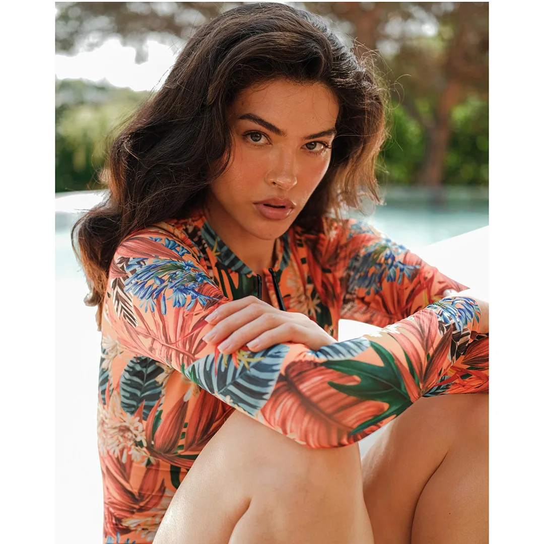 Bikini de una pieza, traje de baño 2025, traje de baño Retro con estampado Floral, traje de baño para mujer, ropa de playa, Monokini, trajes de baño para mujer