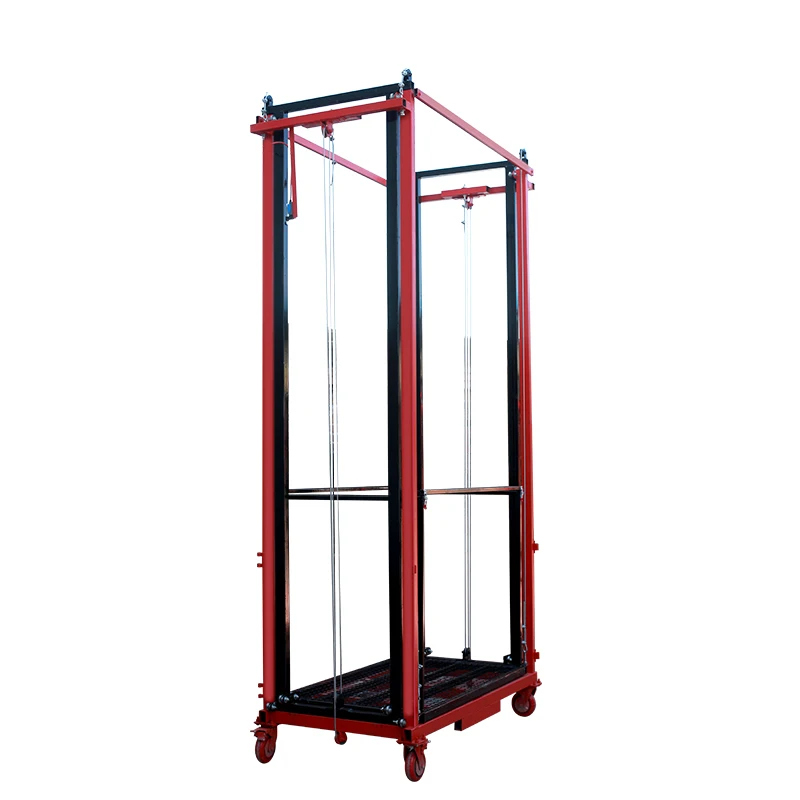 Custom 500kg 2-16m Lifting Electric Remote Control Safe Lifting Scaffold Portable Lifting Platform Electric Scaffolding