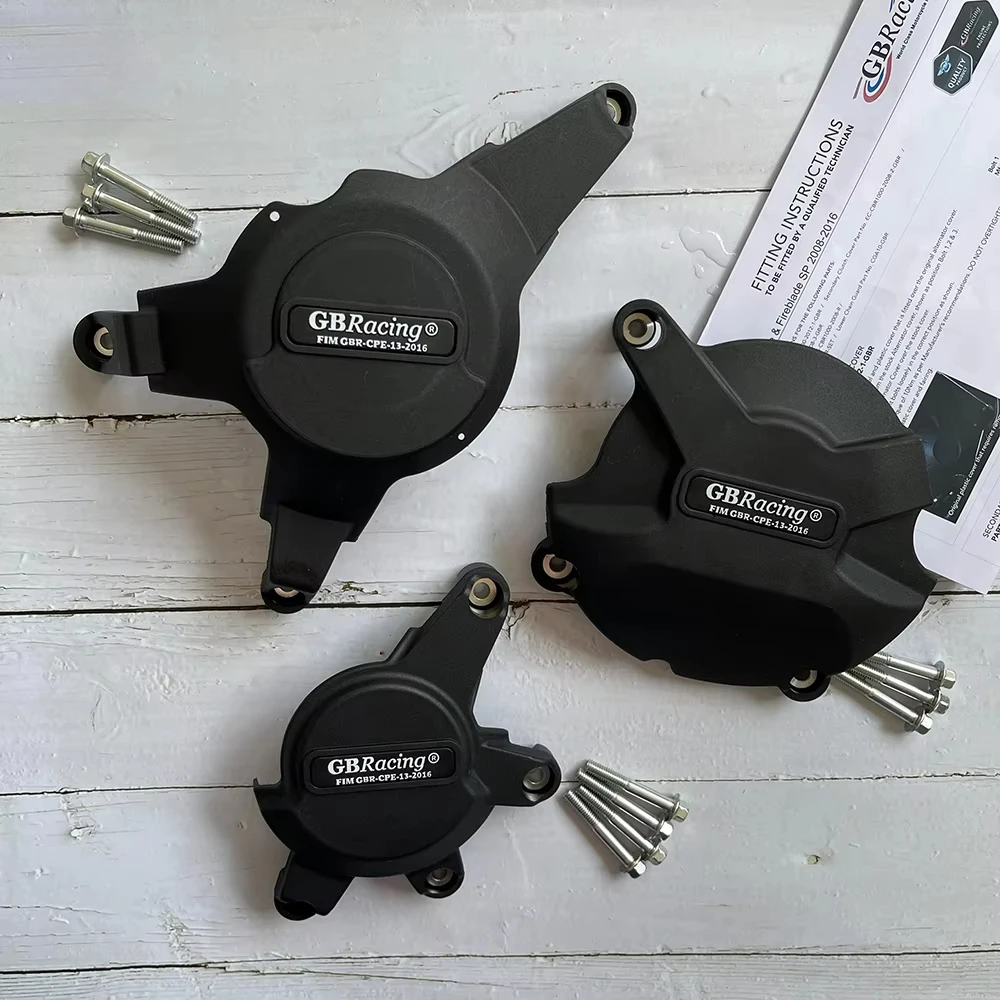 مناسبة للاستخدام لملحقات الدراجات النارية مجموعات أغطية المحرك لهوندا CBR1000RR Fireblade & Fireblade SP 2008-2016 #3