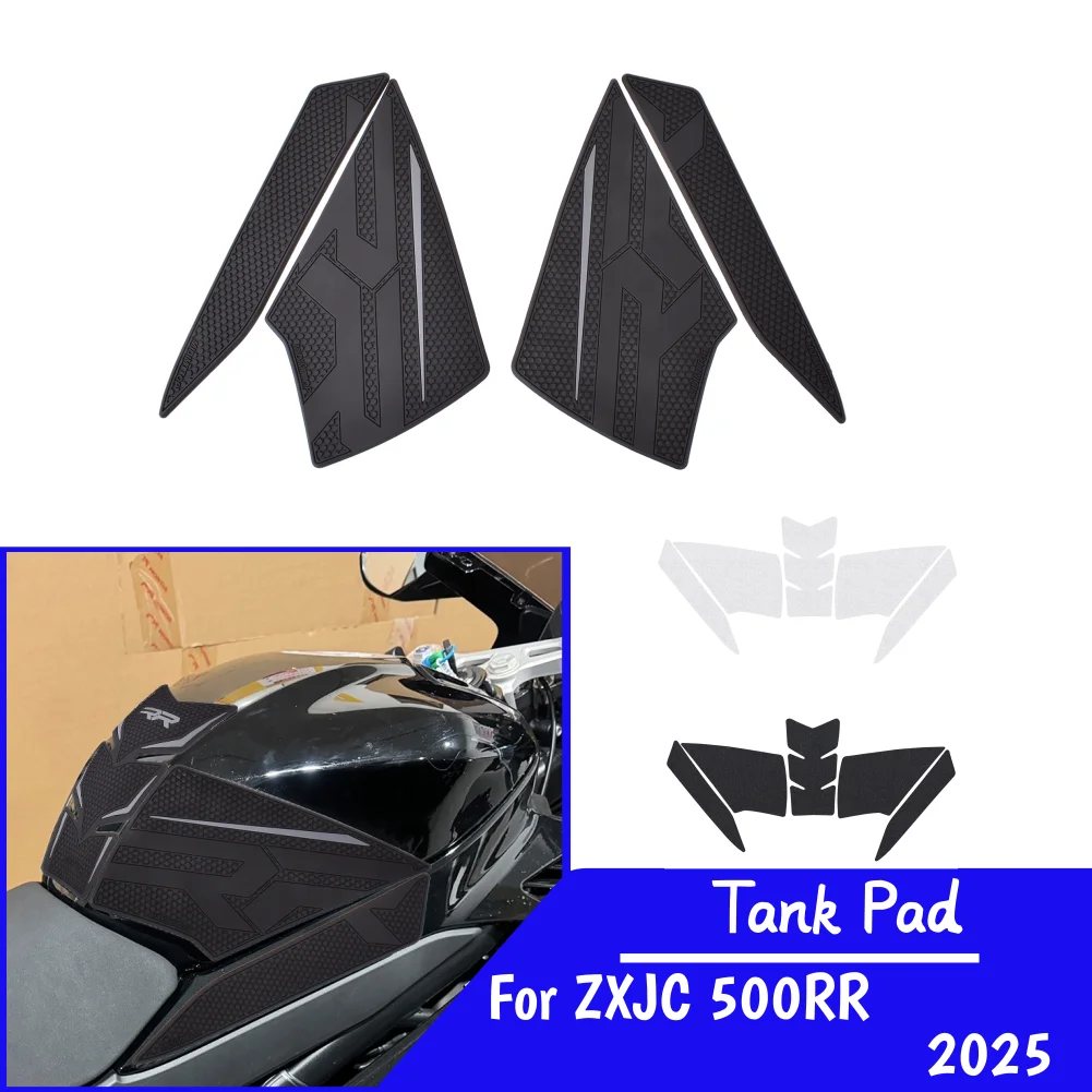 

500RR Tank Pad Stickers Gas Protector For ZXJC 500 RR 2025 Motorcycle Kit Knee Protection Motor Accessories