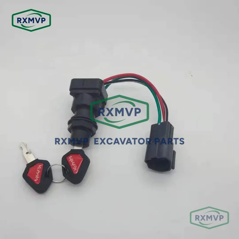 For Komatsu PC RC461-53962 Ignition Switch Fits Excavator KX016 KX033 KX040 U15 U30 U48 U55 Diesel Engine Parts