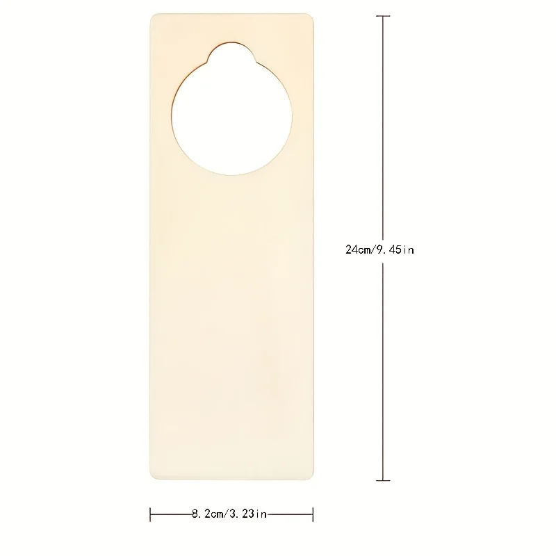 5pcs Natural Wood Blank Boards Smooth Unfinished Door Handle Signs Memo Tags Multipurpose DIY Craft Supplies Indoor Outdoor