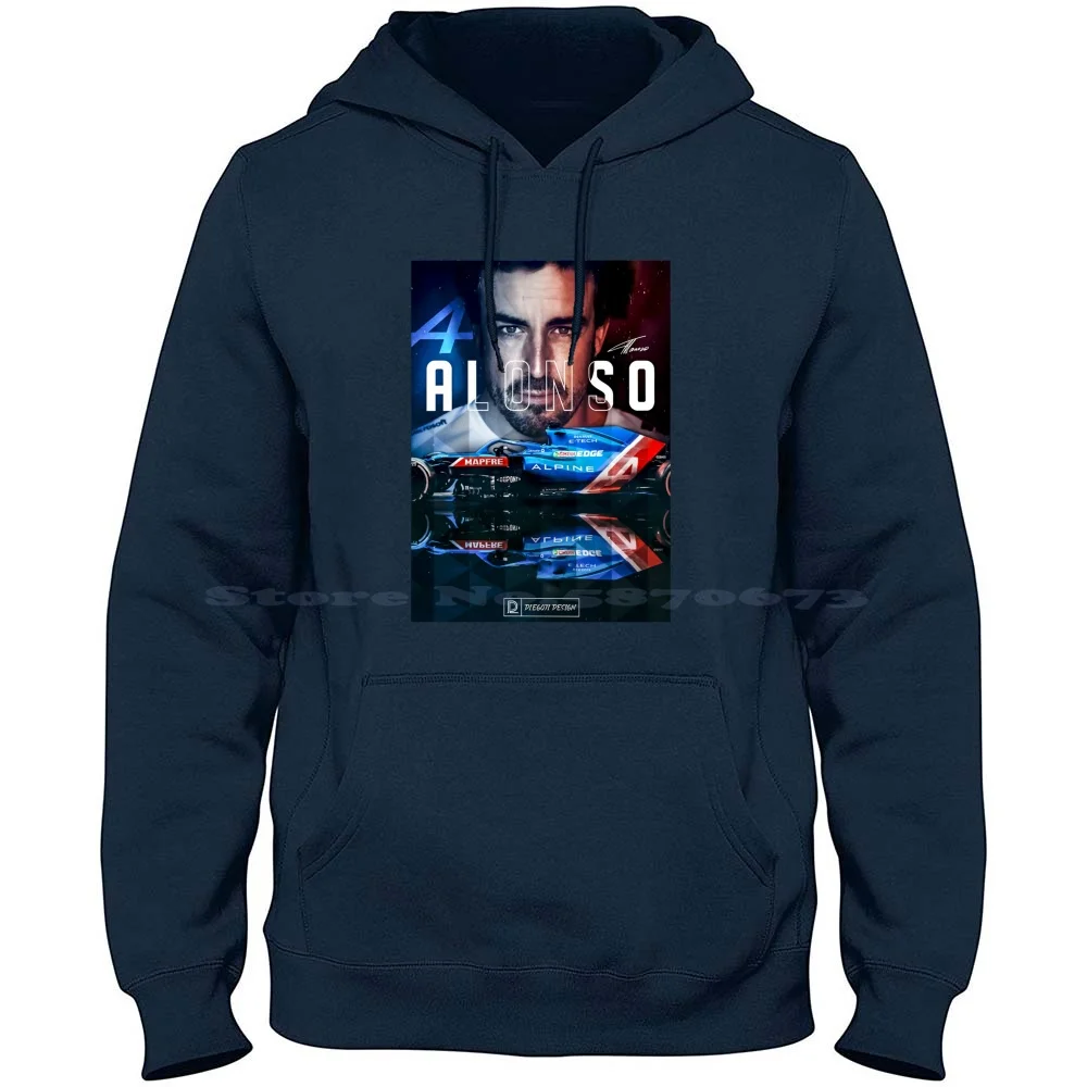 Fernando Alonso Classic T-Shirt 100% Cotton Hoodie Fernando Alonso