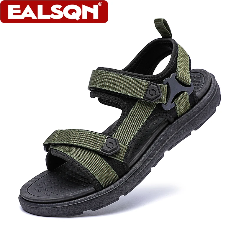 

New Summer Men's Sandals Lightweight Outdoor Beach Casual Shoes Slip-Resistant Quick-Dry Sport Sandals for Male Walking