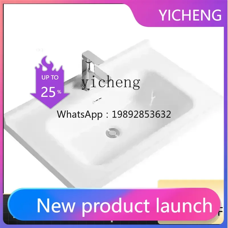 LYY   integrated wash basin single  bathroom cabinet  universal toilet washbasin integrated countertop wash basin