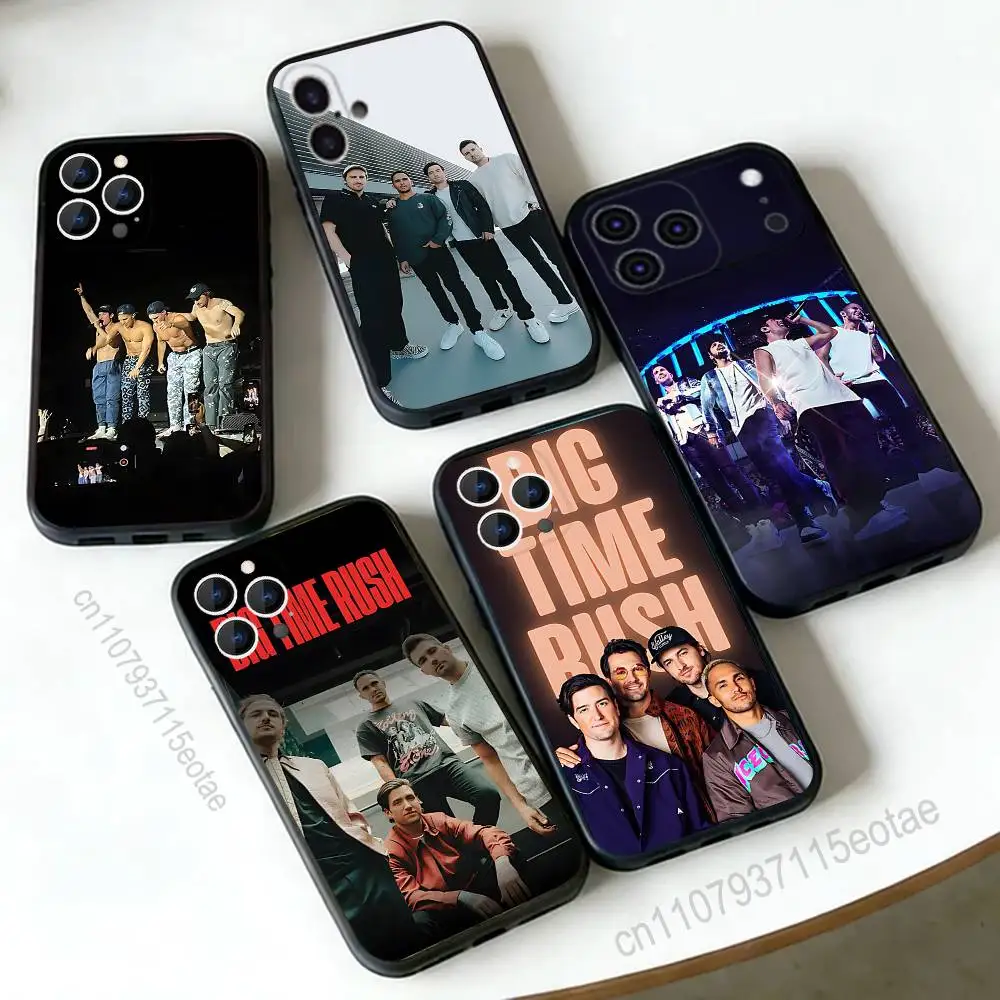 

Music BAND Big Time R-Rush Phone Case For iPhone 17,16,15,14,13,12,11,Pro,Max,Plus,E,Air,Mini Protective Black Cover