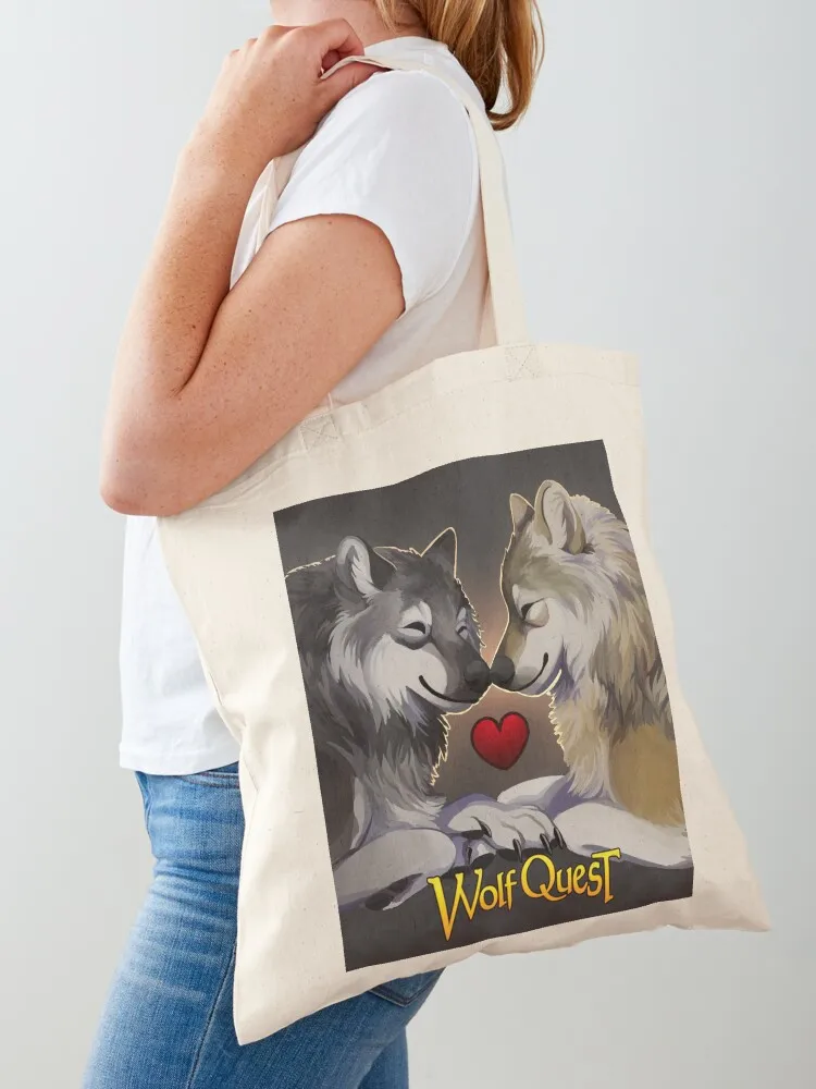 

WolfQuest Soulmates Tote Bag Shopping bags the tote bag large size bags free delivery bags