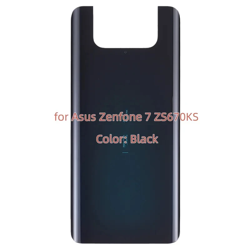 Glass battery back cover for Asus ZenFone 7 zs670ks/7 Pro zs671ks phone rear housing case replacement