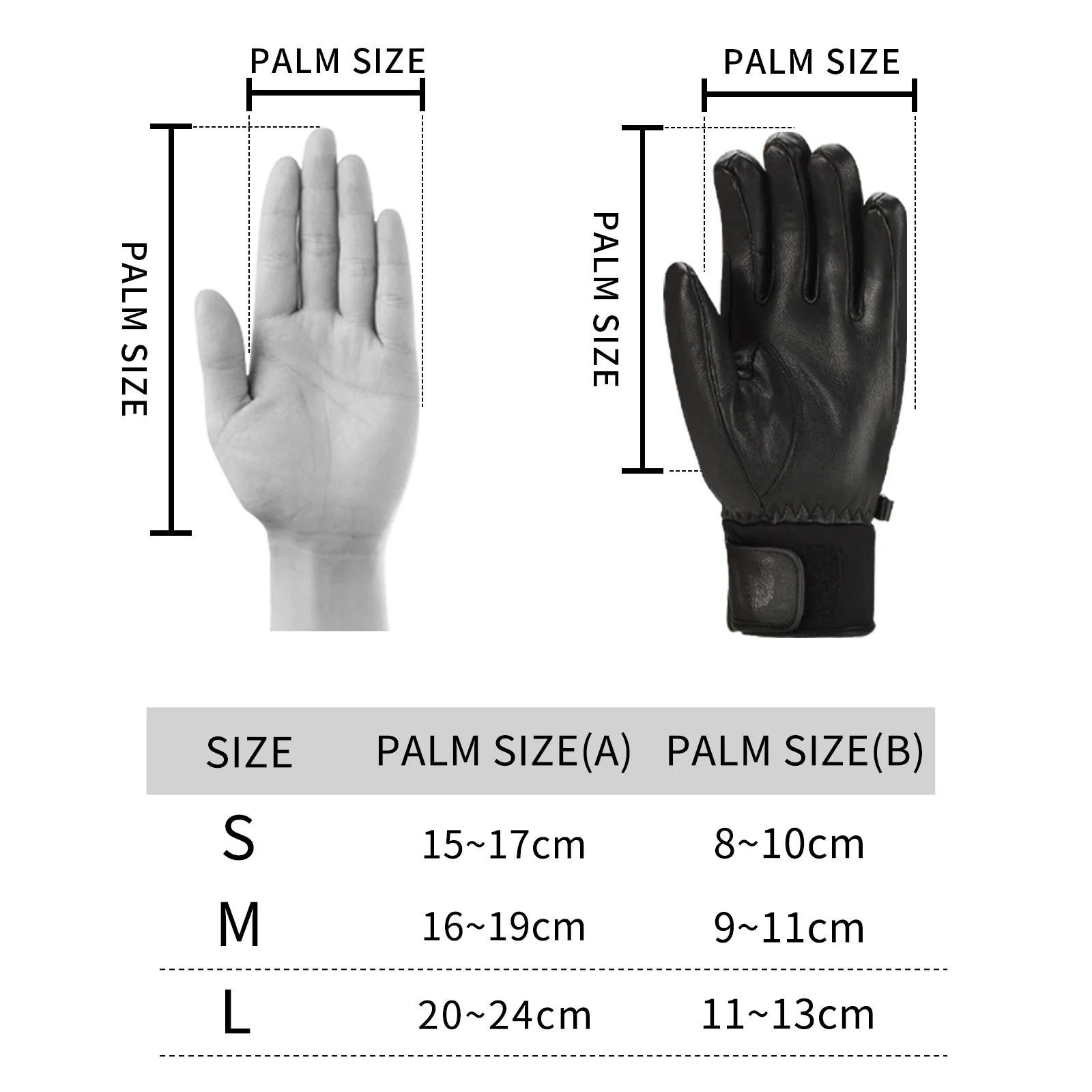 Лыжные перчатки TERROR LEATHER GLOVES из износостойкой козьей кожи 3M Thermolite -30° теплые, ветро- и водонепроницаемые