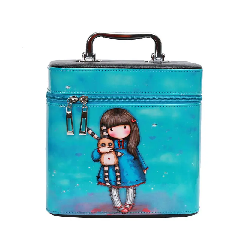 New Medium And High Cartoon Student Cute Make Up Bag Waterproof Large Capacity Makeup Bag Box Portable Storage Bag Cosmetic Bag