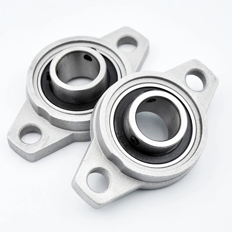 Zink Alloy Pillow Block Bearing, Mini rolamentos, KFL08, KFL000, KFL001, KFL002, KFL003, KFL004, furo 8mm, 10mm, 12mm, 15mm, 17mm, 20mm, 2 PCes, 10 PCes