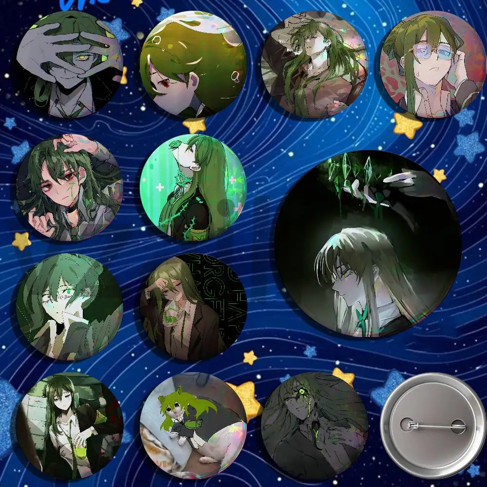 N-Netzach Lobotomy Corporation Badges 25 32 44 58 75 mm Round Customizable Wholesale Fan goods Self-made fan freebies TH
