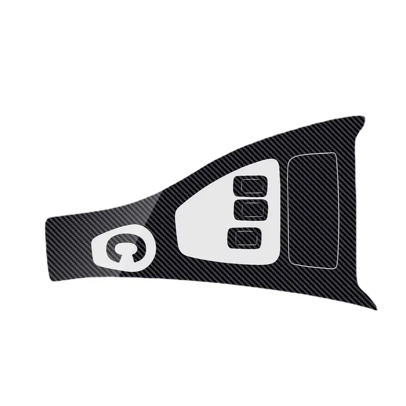 Car Central Control Console  Sticker Trim Carbon Fiber Interior For BMW 3 Series E90 E92 E93 2005-2013 LHD Auto Stickers