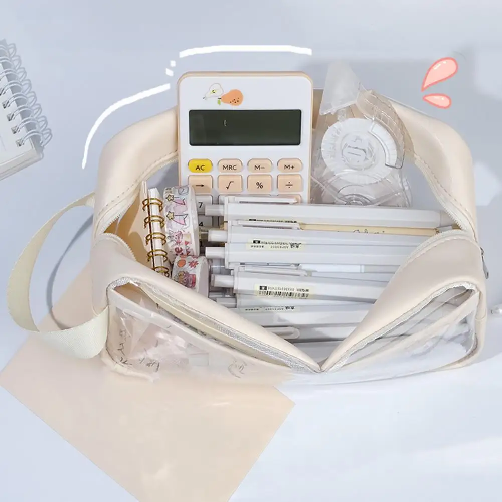 Keep Tidy Zipper Design Student Ins Simple Stationery Storage Box Daily Use