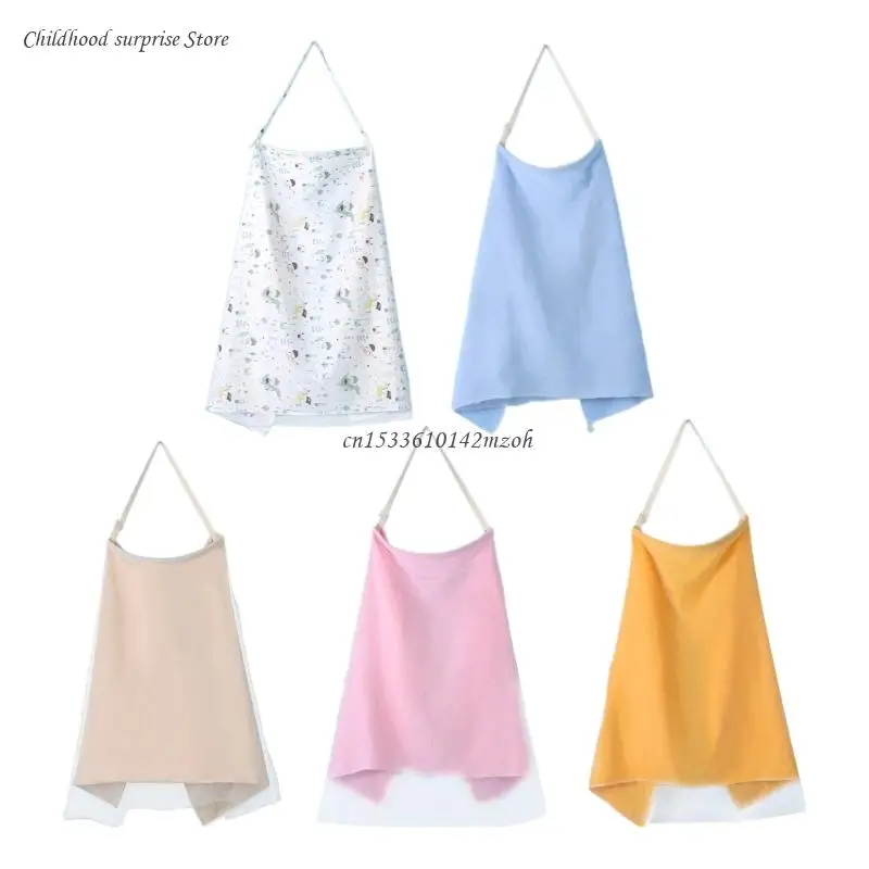 Soft & Breathable Nursing Towel Lightweight & Portable Nursing Cover Multifunctional Feeding Cover Cotton for Privacy Dropship