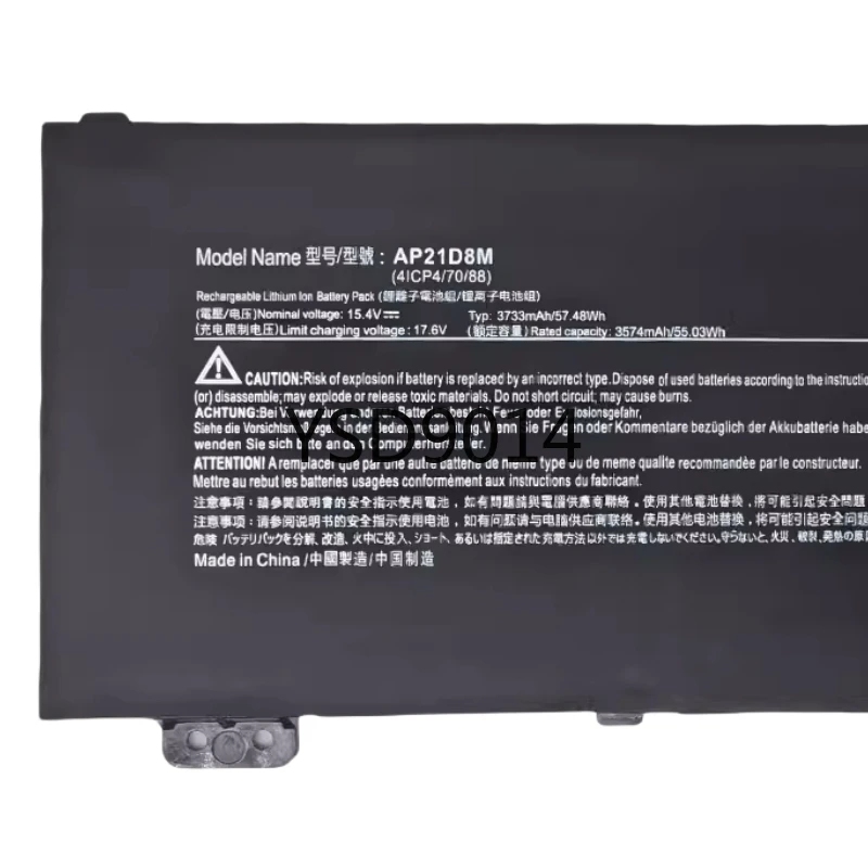 AP21D8M Laptop Battery For Acer Nitro 5 N22C1 AN515-58-56CL AN515-58-766R 16 AN16-51-76BS AN16-51-56VT AN16-51-78GX AN16-51-74BV