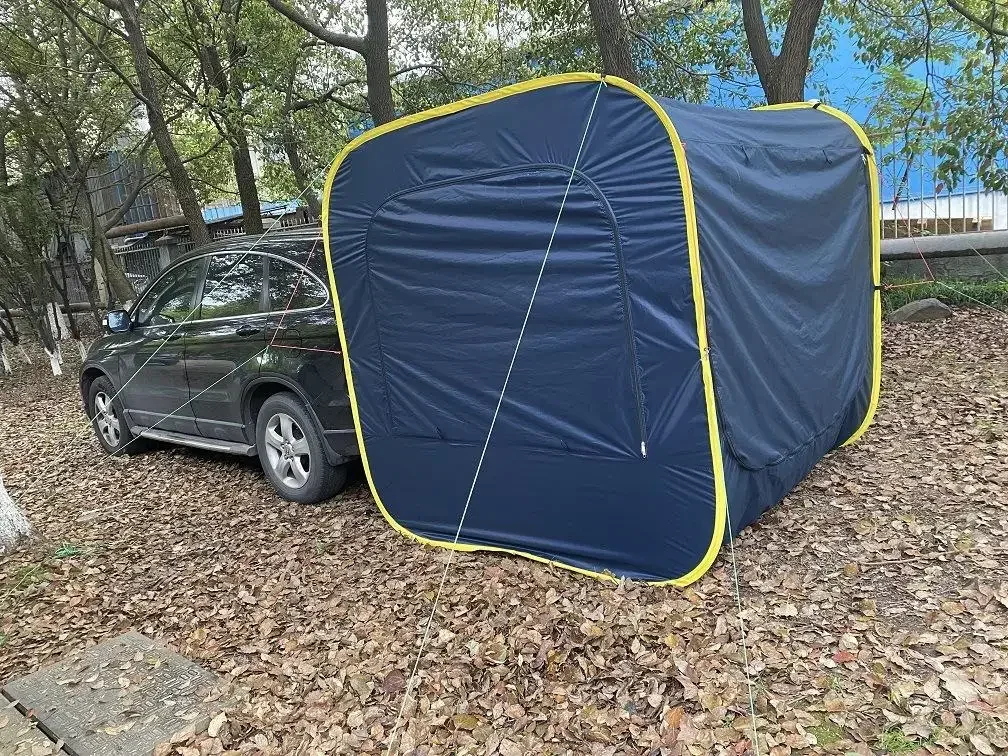 Pop Up Car Rear Tent Outdoor Foldable Camping Truck Rear Tent For SUV