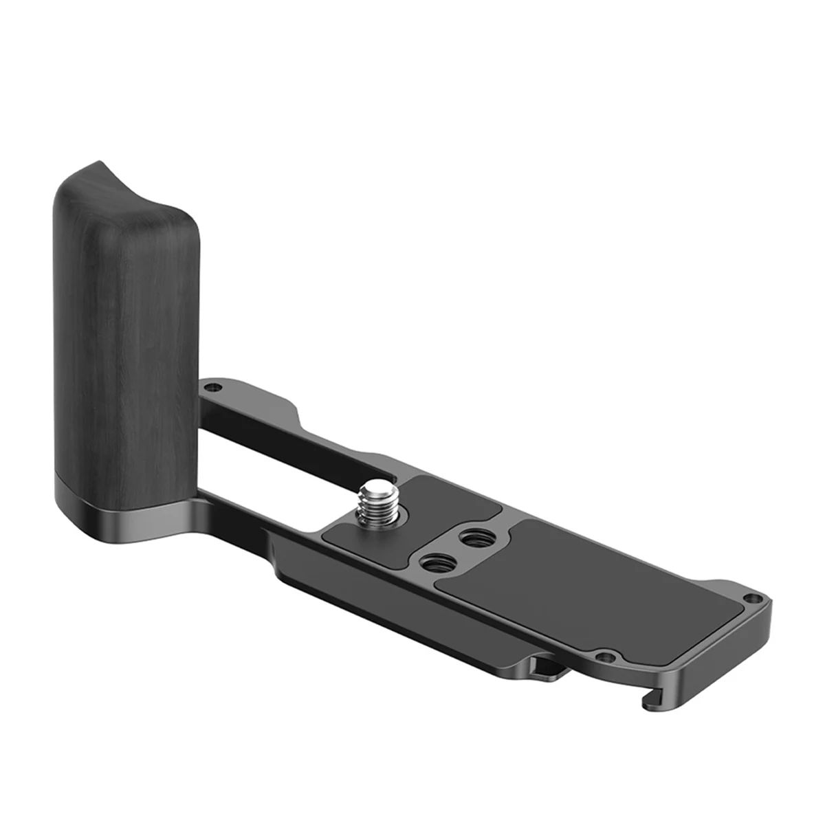 

ABNRR For Fuji XM5 Quick Release L Plate Camera Wooden Handle Wood Grip Arca Swiss Tripod Mount Camera Accessories Black