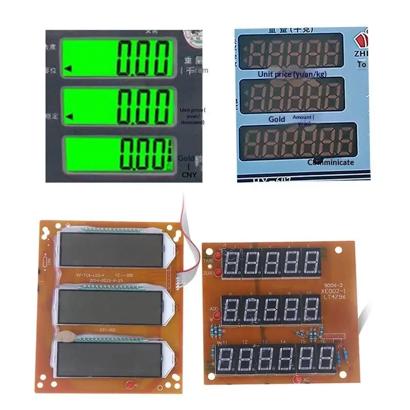 Electronic Scale Platform Scale LCD Digital Display Screen Electronic Scale Accessories Display Screen Circuit Board LED LCD