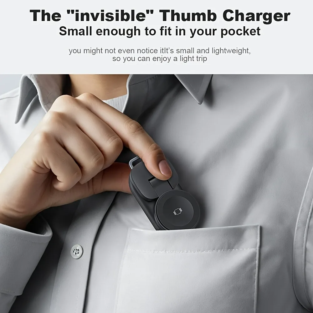 Smartwatch Charging Stand - Compact And Portable, Stable Magnetic Charging Adapter Type-C, for Iwatch - Detail 1