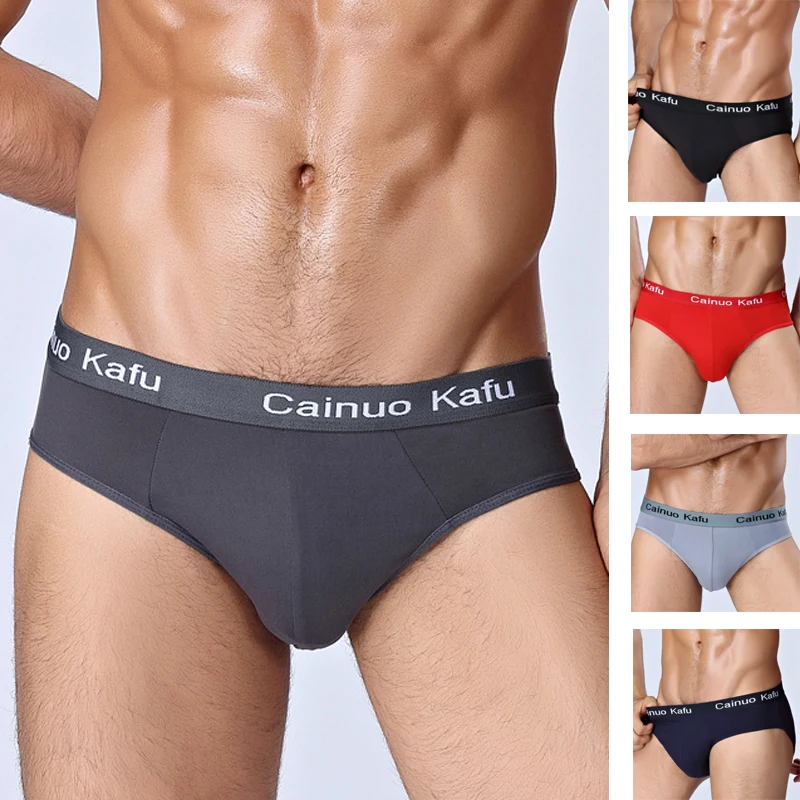 

4pcs Mens Sexy Briefs Teenager Sport Underwears Plus Size Fat Men's Underpant Panties Students Breathable Fashion Casual Panties