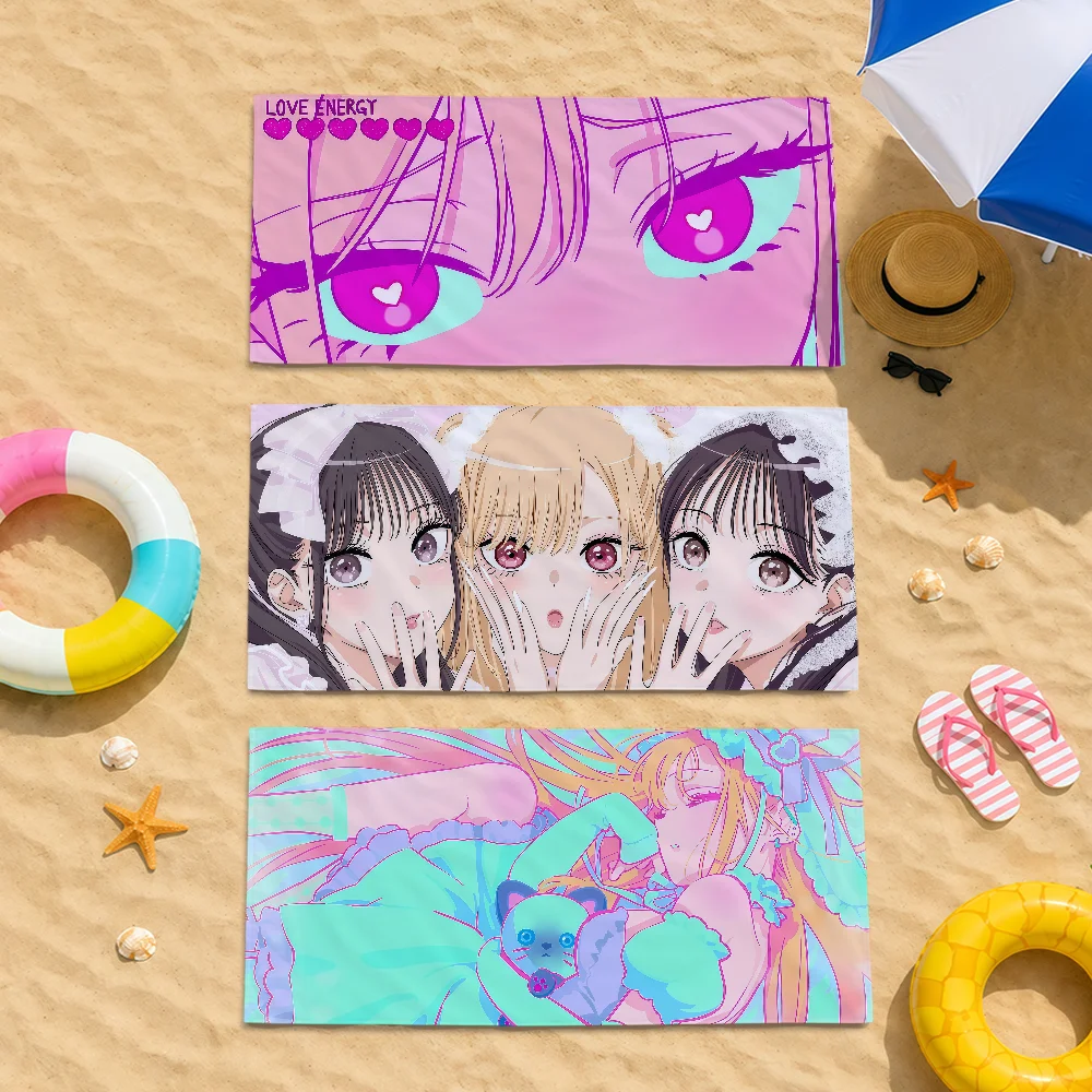 Towel soft Dry d-Dress Beach Darling Towels Kitagawa Trip anime Towel swim Summer Holiday Marin up m-My bathing Pool Camp Gift