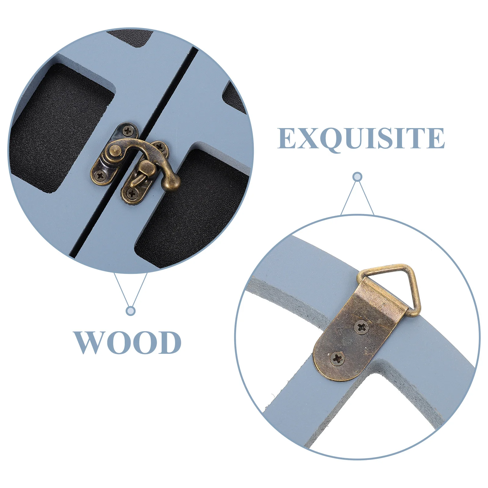 سبورة نافذة خشبية قابلة لإعادة الاستخدام لأماكن العمل مقاس 14 × 20 بوصة سبورة نافذة