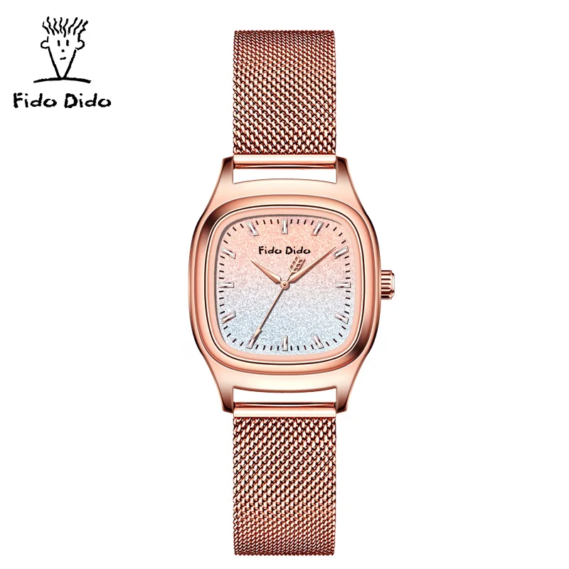 Fido Dido Sports Couple Watch - 50M Waterproof Silicone Strap | Japan Movement | Unisex Digital Analog | Gym Running FD2351-916