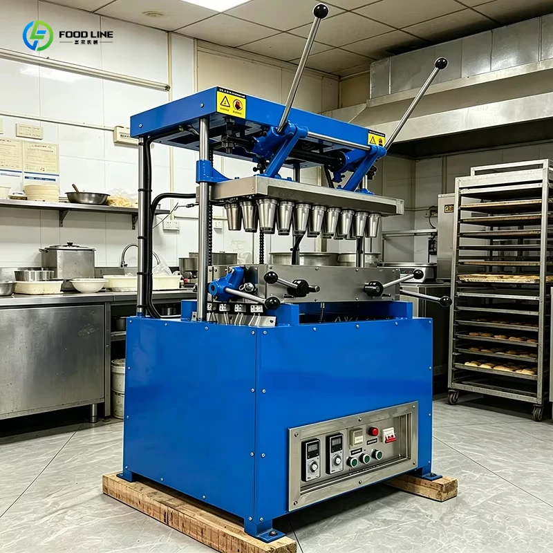 Multifunctional Manual Waffle Cone Machine for Ice Cream Different Molds Commercial Edible Cone Baker Wafer Cooker Wholesale