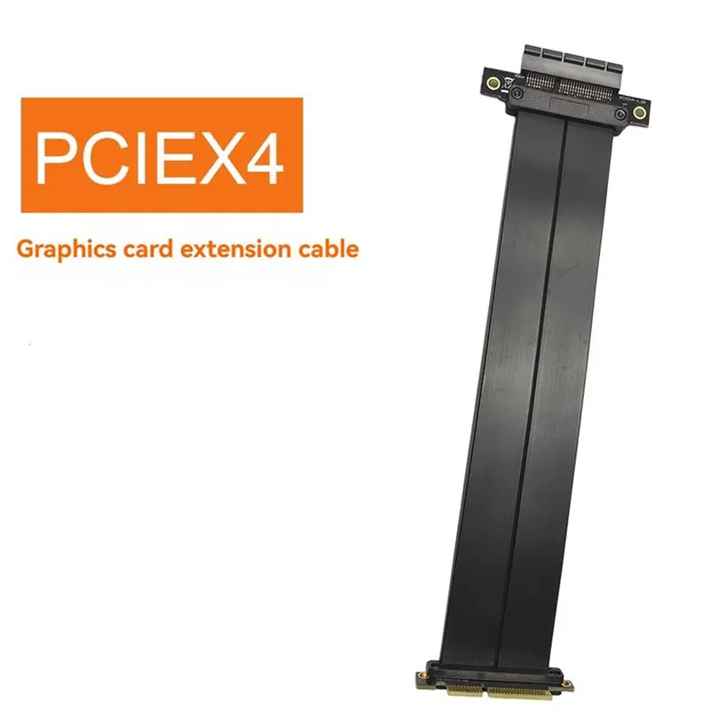 [NEW!】 PCI-E 4X Cable PCI-Express Riser Card Pcie X4 To X8 X16 4.0 GEN4 Extension Cable Expansion 15Cm PCI-E Riser