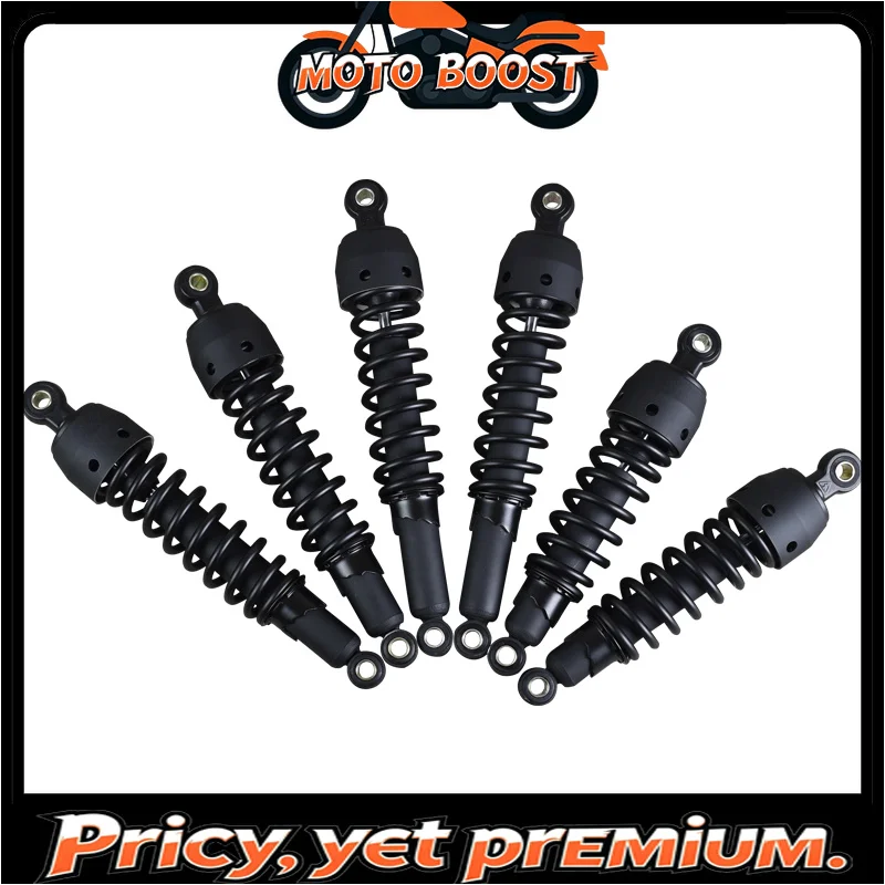 

295mm 335mm 360mm Universal Aluminum Alloy Material 7.5mm Spring Motorcycle Shock Absorbers with Plastic Cover For GN CG GV300S