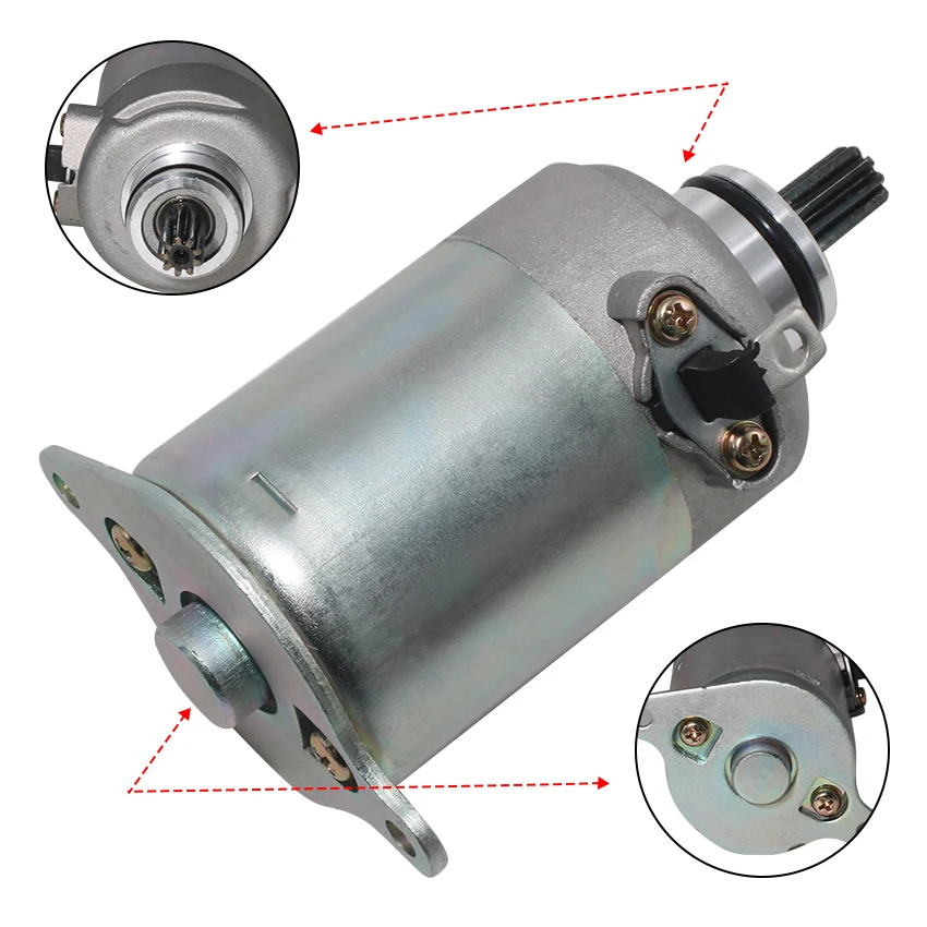 

Motorcycle Starter Motor For Kymco NEW SENTO 50 I Netherlands Euro 2 Euro 3 Dink 125 LC Grand Dink 125 OEM: 31210-KKC3-90C Parts