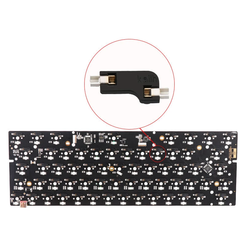 10PCS Kailh Hot-swappable PCB Socket Sip Socket Hot Plug CPG151101S11 For Mechanical Keyboard DIY