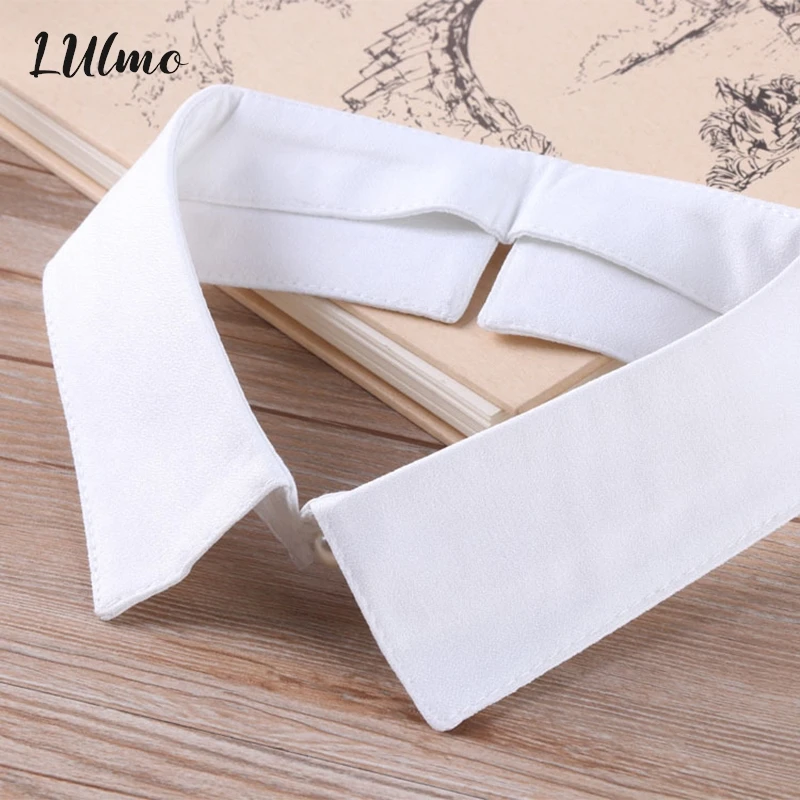 

Classic Collar Shirt Fake Collar Tie Vintage Detachable Collar False Collar Lapel Blouse Top Women/Men Clothes Accessories