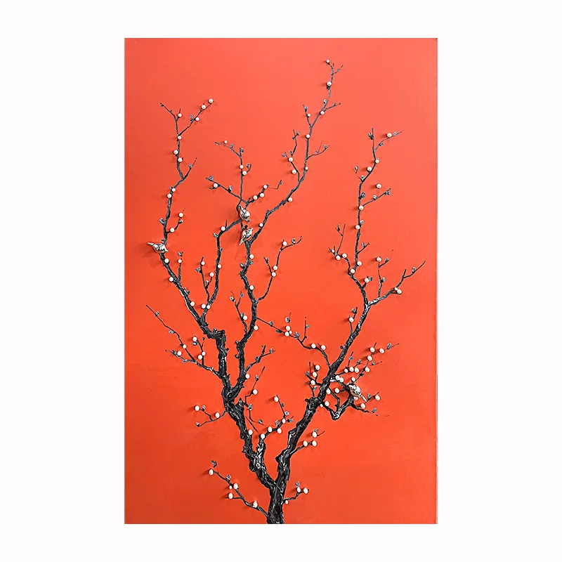 Decorative Painting Light Luxury Handmade Three-dimensional Art Physical Painting Living Room Sofa Background Wall Entrance Hang