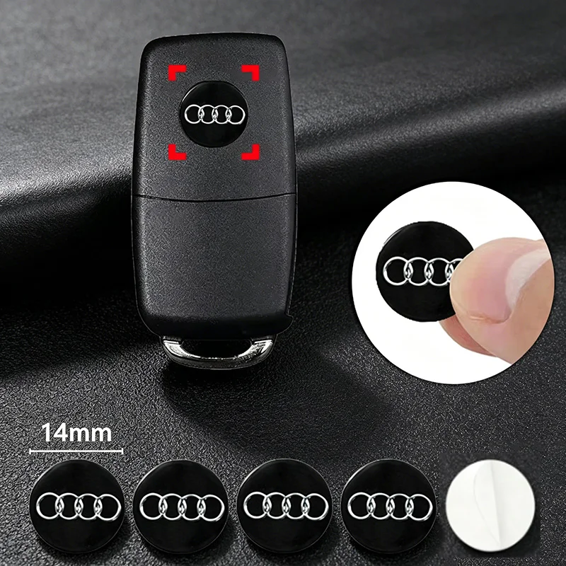 

5/10pcs Car Key Stickers badge Decor Keyhole Decals For Audi Sline Quattro A1 A3 A5 A6 A7 A8 TT Q1 Q2 Q3 Q5 Q6 Q7 Q8 Accessories