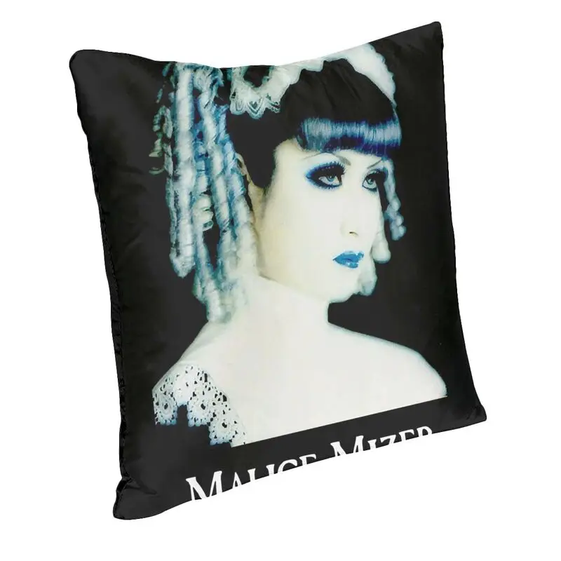 Nordic Malice Mize Cushion Cover for Sofa Velvet Gothic Rock Music Throw Pillow Case Home Decorative Pillowcase